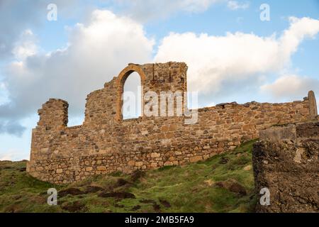Crown Mines at Botallack in Cornwall Stock Photo