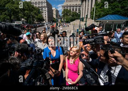 Sarah Ransome, left, and Elizabeth Stein, both alleged victims of