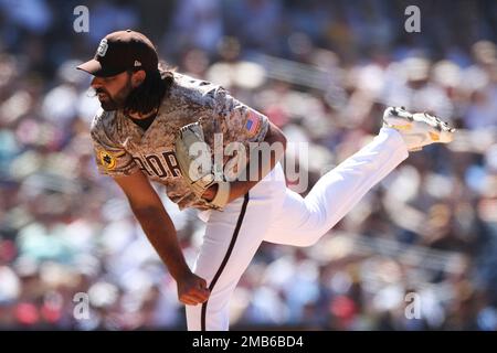 MILWAUKEE, WI - MAY 27: San Diego Padres pitcher Nabil Crismatt