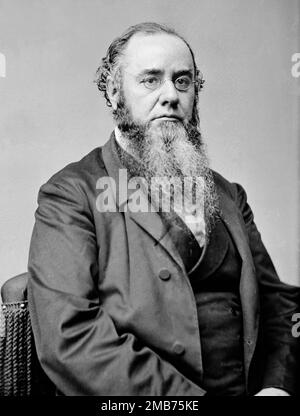 Edwin M. Stanton, who was the Secretary of War in Abraham Lincoln's government during the American Civil War Stock Photo