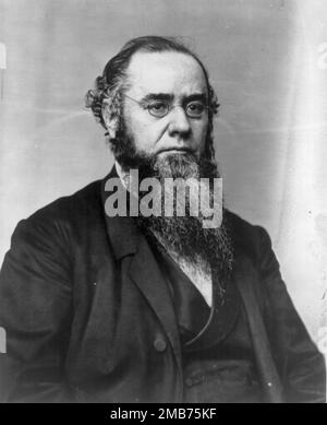 Edwin M. Stanton, who was the Secretary of War in Abraham Lincoln's government during the American Civil War Stock Photo