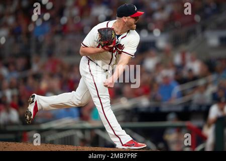 Atlanta Braves relief pitcher Will Smith (51) delivers a pitch during a  baseball game against the Washington Nationals, Sunday, Aug. 15, 2021, in  Washington. The Braves won 6-5. (AP Photo/Nick Wass Stock Photo - Alamy