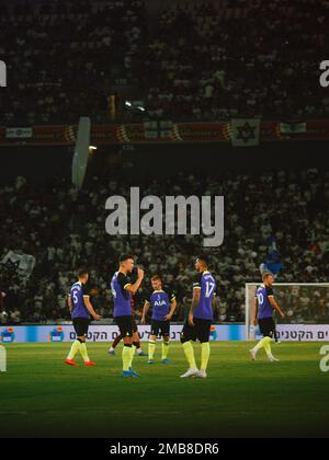 Tottenham Hotspur/Spurs vs Roma FC, Tel Aviv Stock Photo