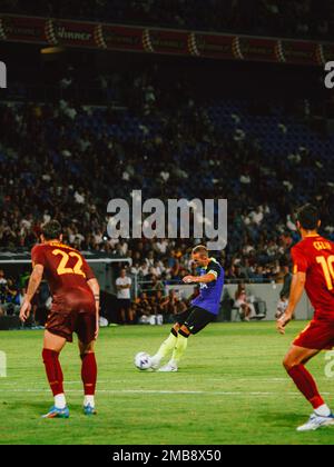 Tottenham Hotspur/Spurs vs Roma FC, Tel Aviv Stock Photo