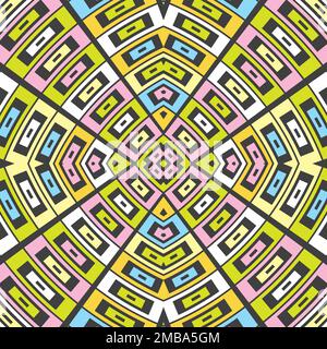 Abstract geometric background with concentric polygons Stock Vector
