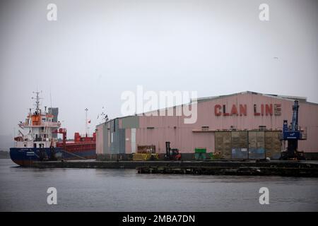 Looking across the East Float dock in Birkenhead, part of the Wirral Waters development on the banks of the river Mersey. Wirral Waters will form part of the Liverpool City Region Freeport, which was announced recently by the Conservative government. Stock Photo