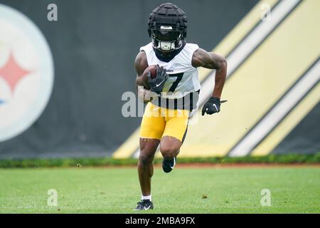 CHARLOTTE, NC - DECEMBER 18: Pittsburgh Steelers inside linebacker Devin  Bush (55) during an NFL football game between the Pittsburg Steelers and  the Carolina Panthers on December 18, 2022 at Bank of