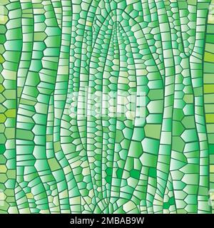 Green abstract animal print seamless pattern Stock Vector