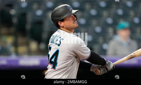 Photo: Miami Marlins Catcher Nick Fortes - SLP2023071712 