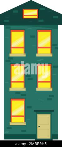 House flat icon. flat style Stock Vector