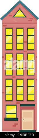 House flat icon. flat style Stock Vector