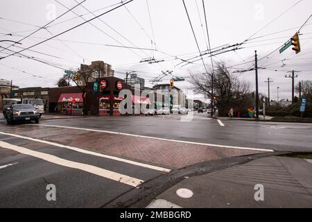 Downtown Kerrisdale in Vancouver, British Columbia, Canada Stock Photo