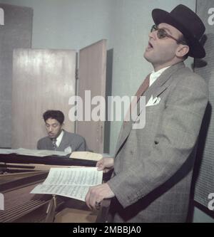 Portrait of Frankie Laine, New York, N.Y., 1946. Stock Photo