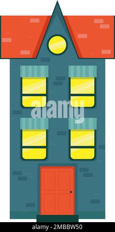 House flat icon. flat style Stock Vector