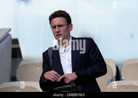 Laurent Macron, brother of French President Emmanuel Macron during a ...