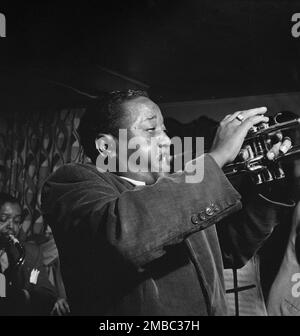 Portrait of Roy Eldridge, Spotlite (Club), New York, N.Y., ca. Nov. 1946. Stock Photo