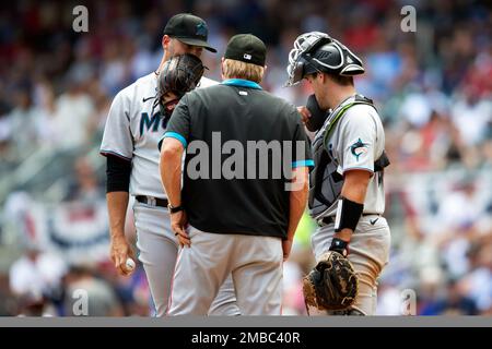 Pitching coach Mel Stottlemyre of the Miami Marlins walks to the dug  News Photo - Getty Images
