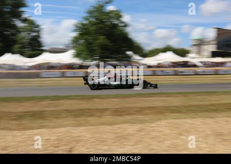 Mercedes W11 at Goodwood Festival of Speed 2022 (George Russel) Stock Photo