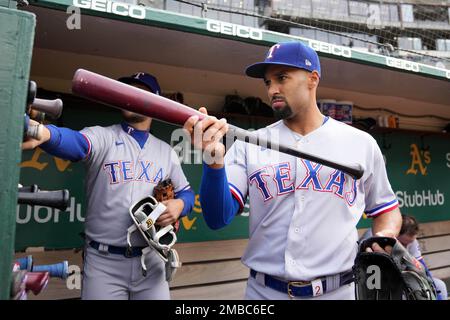 Texas Rangers' Marcus Semien in action during a baseball game against the  Baltimore Orioles, Sunday, May 28, 2023, in Baltimore. (AP Photo/Nick Wass  Stock Photo - Alamy