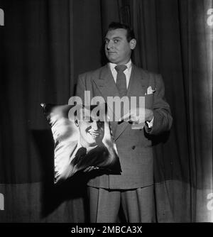 Portrait of Frankie Laine, New York, N.Y., 1946. Stock Photo