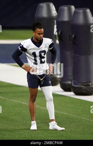 Dallas Cowboys wide receiver Jalen Tolbert (19) during an NFL