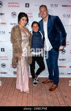 Comedian Jiaoying Summers, Garrett Gilbertson attends Jiaoying Summers