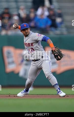 This is a 2023 photo of Eduardo Escobar of the New York Mets baseball team.  This image reflects the Mets active roster as of Thursday, Feb. 23, 2023,  when this image was