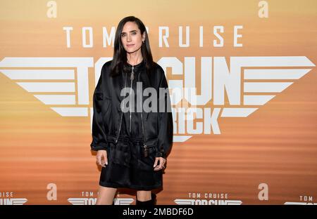 Jennifer Connelly attends the Top Gun: Maverick New York Screening at AMC  Magic Johnson Harlem in New York City. (Photo by Ron Adar / SOPA  Images/Sipa USA Stock Photo - Alamy
