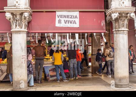 Street and market scenes from Venice Stock Photo