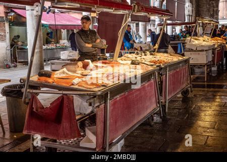 Street and market scenes from Venice Stock Photo