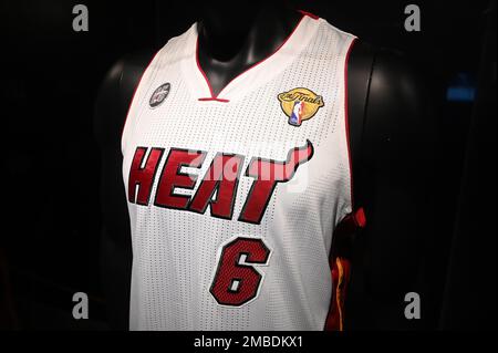 LeBron James Miami Heat 2013 NBA Championship Jersey Sotheby's Auction  Result