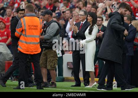 Liverpool FC owner John W Henry and wife, Linda Pizzuti Henry - Tottenham  Hotspur v Liverpool, UEFA Champions League Final 2019, Wanda Metropolitano  Stadium, Madrid - 1st June 2019 Stock Photo - Alamy