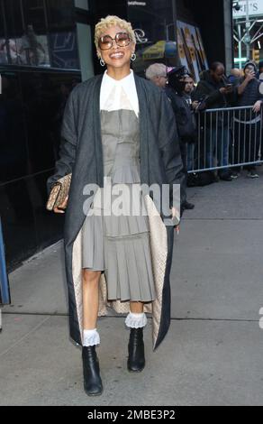 New York, NY, USA. 20th Jan, 2023. Tati Gabrielle seen after an appearance on Good Morning America in New York City on January 20, 2023. Credit: Rw/Media Punch/Alamy Live News Stock Photo