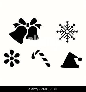 set of chrismast icon for your design Stock Vector