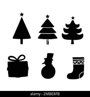 set of chrismast icon for your design Stock Vector