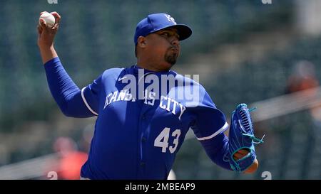 This is a 2022 photo of Carlos Hernandez of the Kansas City Royals baseball  team taken Sunday, March 20, 2022, in Surprise, Ariz. (AP Photo/Charlie  Riedel Stock Photo - Alamy