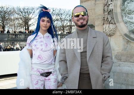 J Balvin attending the Dior Homme Menswear Fall-Winter 2023-2024 show as  part of Paris Fashion Week in Paris, France on January 19, 2023. Photo by  Aurore Marechal/ABACAPRESS.COM Stock Photo - Alamy