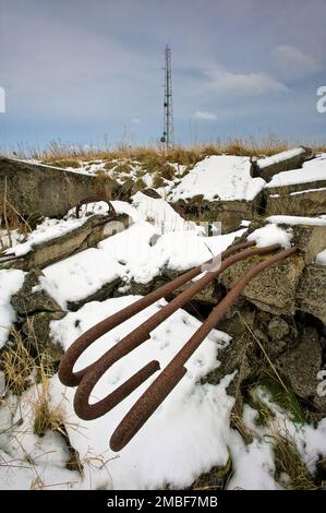 Kincraig Point Battery, Fife, Scotland Stock Photo