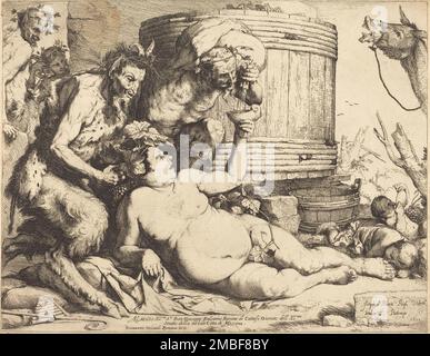 Drunken Silenus, 1628. Stock Photo
