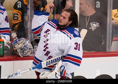 New York Rangers Igor Shesterkin 31 Away 2022 Stanley Cup