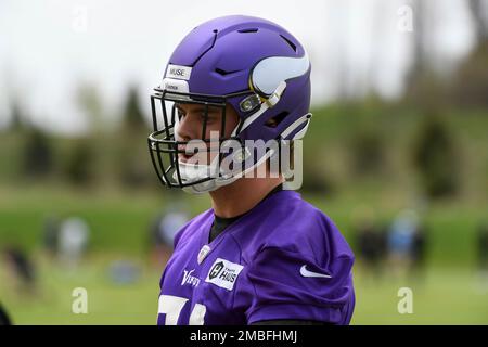 Minnesota Vikings tight end Nick Muse (34) in action against the