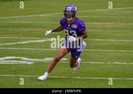 Minnesota Vikings wide receiver Jalen Nailor (83) runs against the Denver  Broncos during an NFL preseason football game, Saturday, Aug. 27, 2022, in  Denver. (AP Photo/Jack Dempsey Stock Photo - Alamy