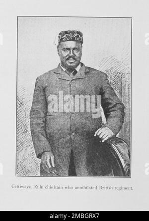Photograph of Cetshwayo kaMpande, who was the king of the Zulu Kingdom ...