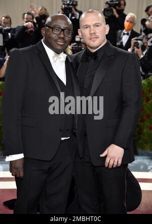 Edward Enninful, left, and Alec Maxwell attend The Metropolitan Museum ...