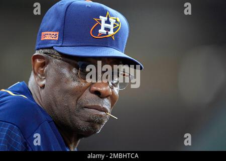 Dusty Baker Astros manager 1971 Topps style  Astros baseball, Sports  photograph, Astros