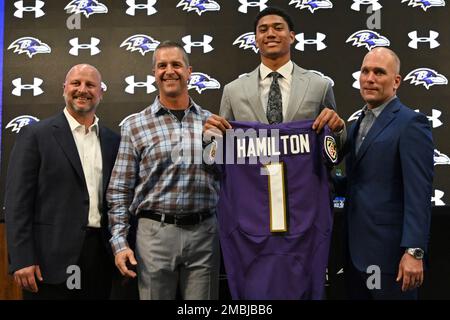 John Harbaugh tells tremendous story on Kyle Hamilton's pre-draft