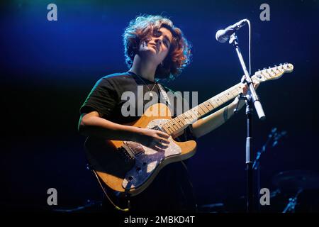 BARCELONA - FEB 19: Kora (band) perform on stage at Barts Club on February 19, 2022 in Barcelona, Spain. Stock Photo