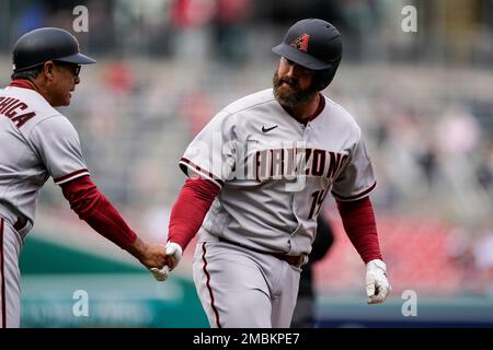 D-backs third-base coach Tony Perezchica tried waving a runner