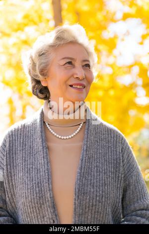 Elegant elderly women Stock Photo - Alamy