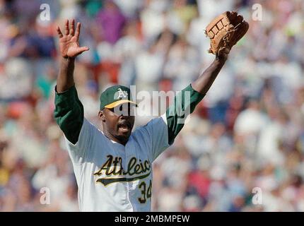 MLB FILE: Dave Stewart of the Oakland Athletics. (Icon Sportswire via AP  Images Stock Photo - Alamy